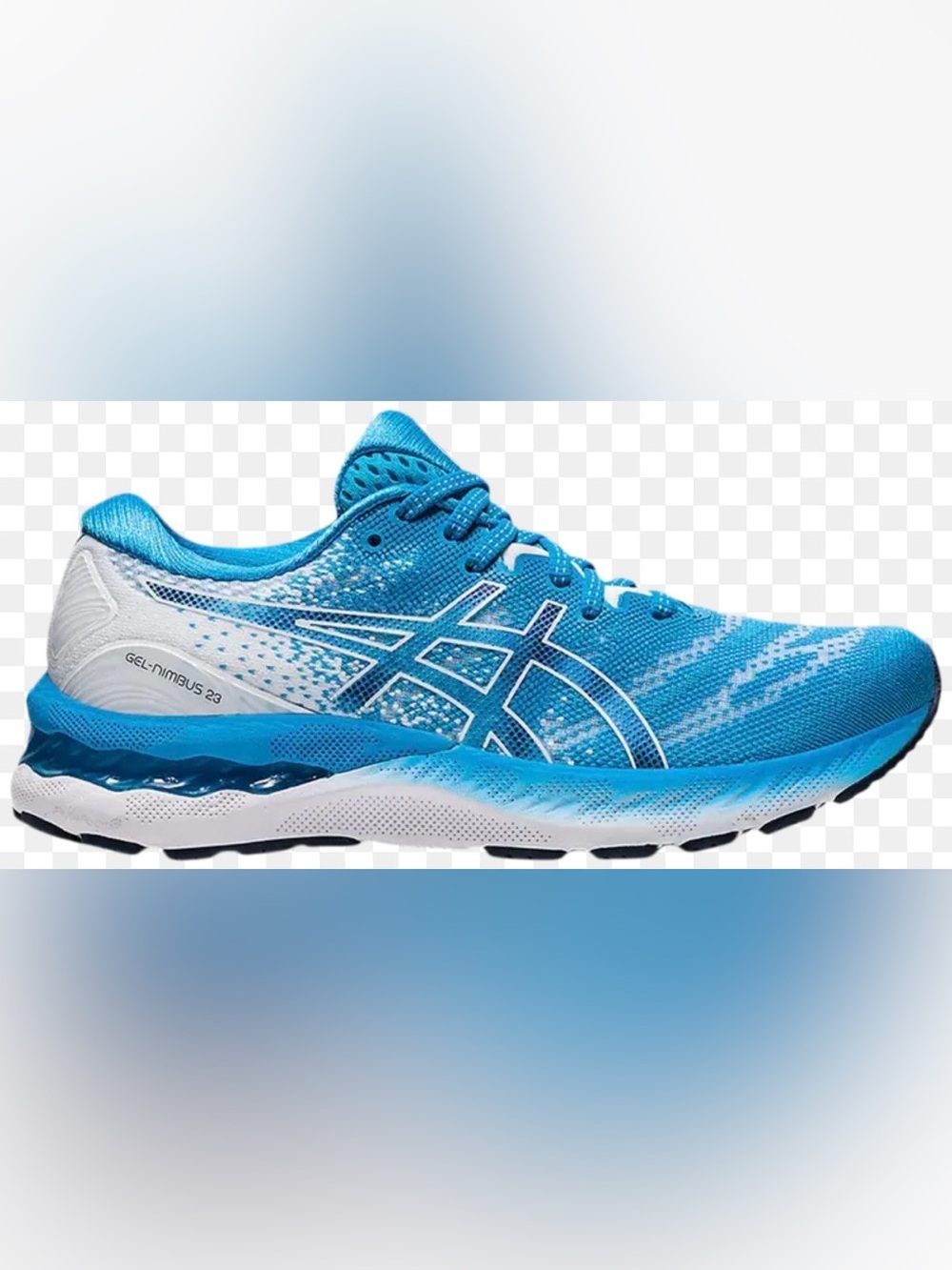 ASICS Digital Aqua/White GEL-Nimbus 23 Running Shoes 8.5 - Picture 15 of 16